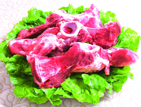 带肉叉骨