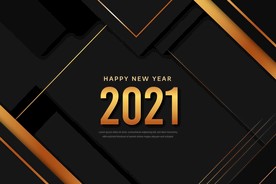 2021 新年展板背景