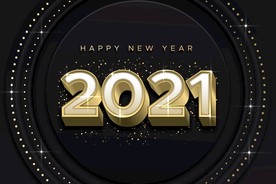 2021 新年展板背景