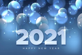 2021 新年展板背景