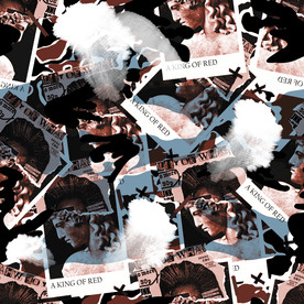 大牌抽象迷彩扎染