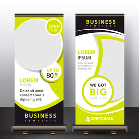 X展架模板 易拉宝