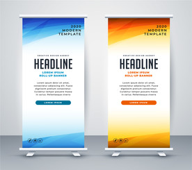 X展架模板 易拉宝