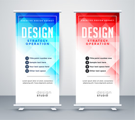 X展架模板 易拉宝