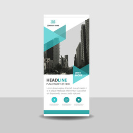 X展架模板 易拉宝