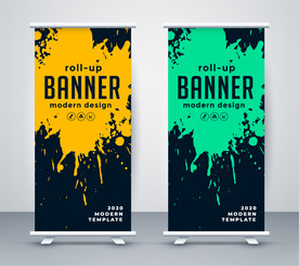 X展架模板 易拉宝