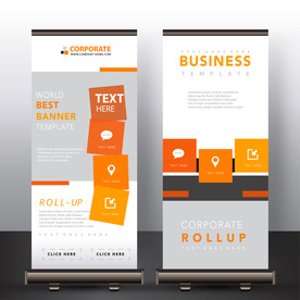 X展架模板 易拉宝