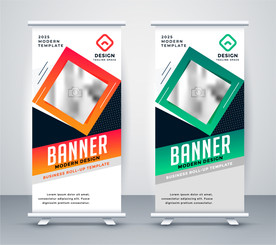 X展架模板 易拉宝