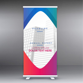 X展架模板 易拉宝