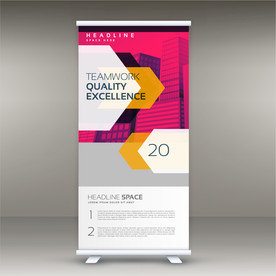 X展架模板 易拉宝