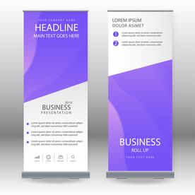 X展架模板 易拉宝