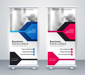 X展架模板 易拉宝