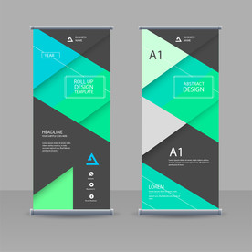 X展架模板 易拉宝