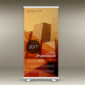 X展架模板 易拉宝