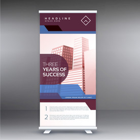 X展架模板 易拉宝