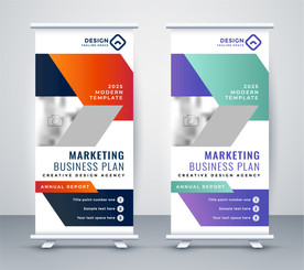 X展架模板 易拉宝