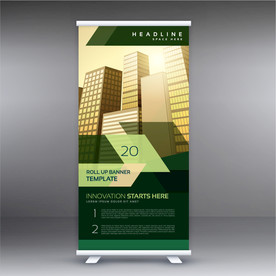 X展架模板 易拉宝