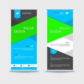 X展架模板 易拉宝