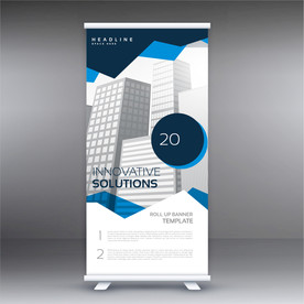 X展架模板 易拉宝