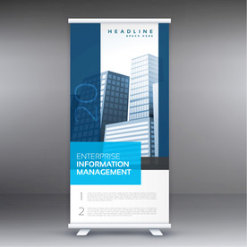 X展架模板 易拉宝