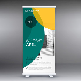 X展架模板 易拉宝