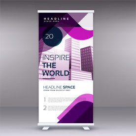 X展架模板 易拉宝