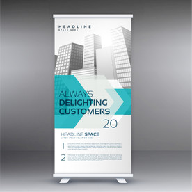 X展架模板 易拉宝