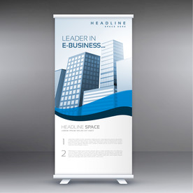 X展架模板 易拉宝