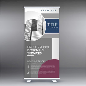 X展架模板 易拉宝