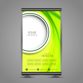 X展架模板 易拉宝