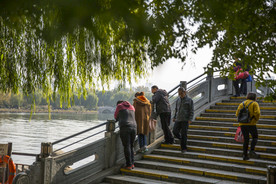 湖畔 风景 名胜 公园 大明湖