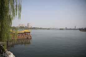 湖畔 风景 名胜 公园 大明湖