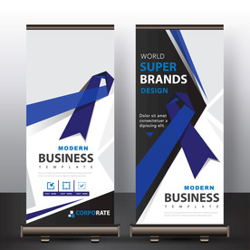 X展架模板 易拉宝