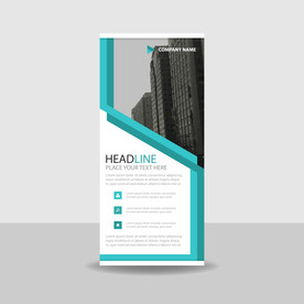 X展架模板 易拉宝