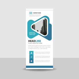 X展架模板 易拉宝