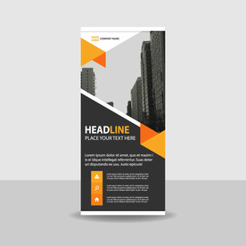 X展架模板 易拉宝