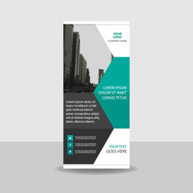 X展架模板 易拉宝