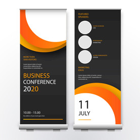 X展架模板 易拉宝