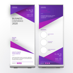 X展架模板 易拉宝