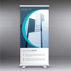 X展架模板 易拉宝