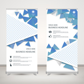 X展架模板 易拉宝