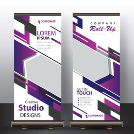 X展架模板 易拉宝