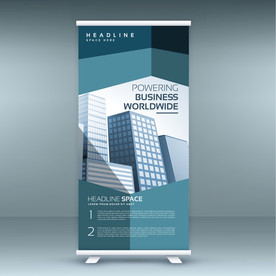 X展架模板 易拉宝