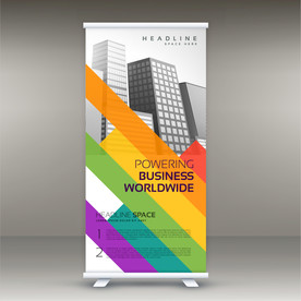 X展架模板 易拉宝