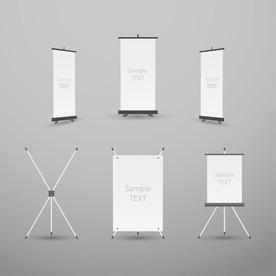 X展架模板 易拉宝