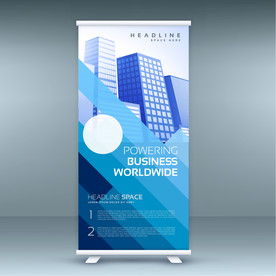 X展架模板 易拉宝