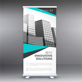 X展架模板 易拉宝