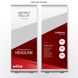 X展架模板 易拉宝