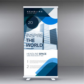 X展架模板 易拉宝