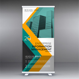 X展架模板 易拉宝